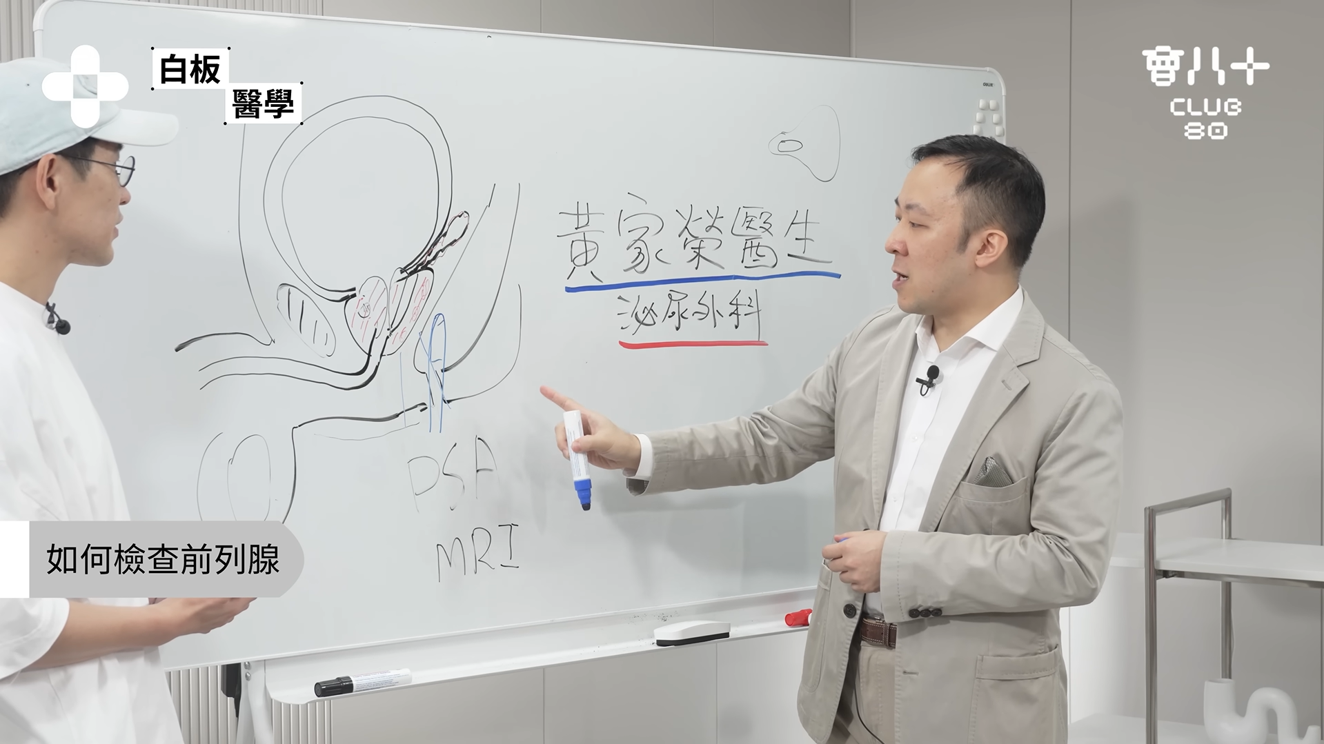 黃家榮醫生講解前列腺檢查方法